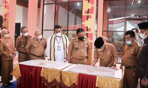 Bupati Pringsewu Resmikan Dua Insfrakstruktur Program KOTAKU