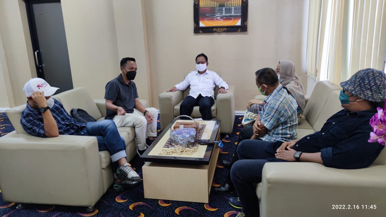 Ketua DPRD Lampung, Mingrum Gumay Terima Kunjungan IJP