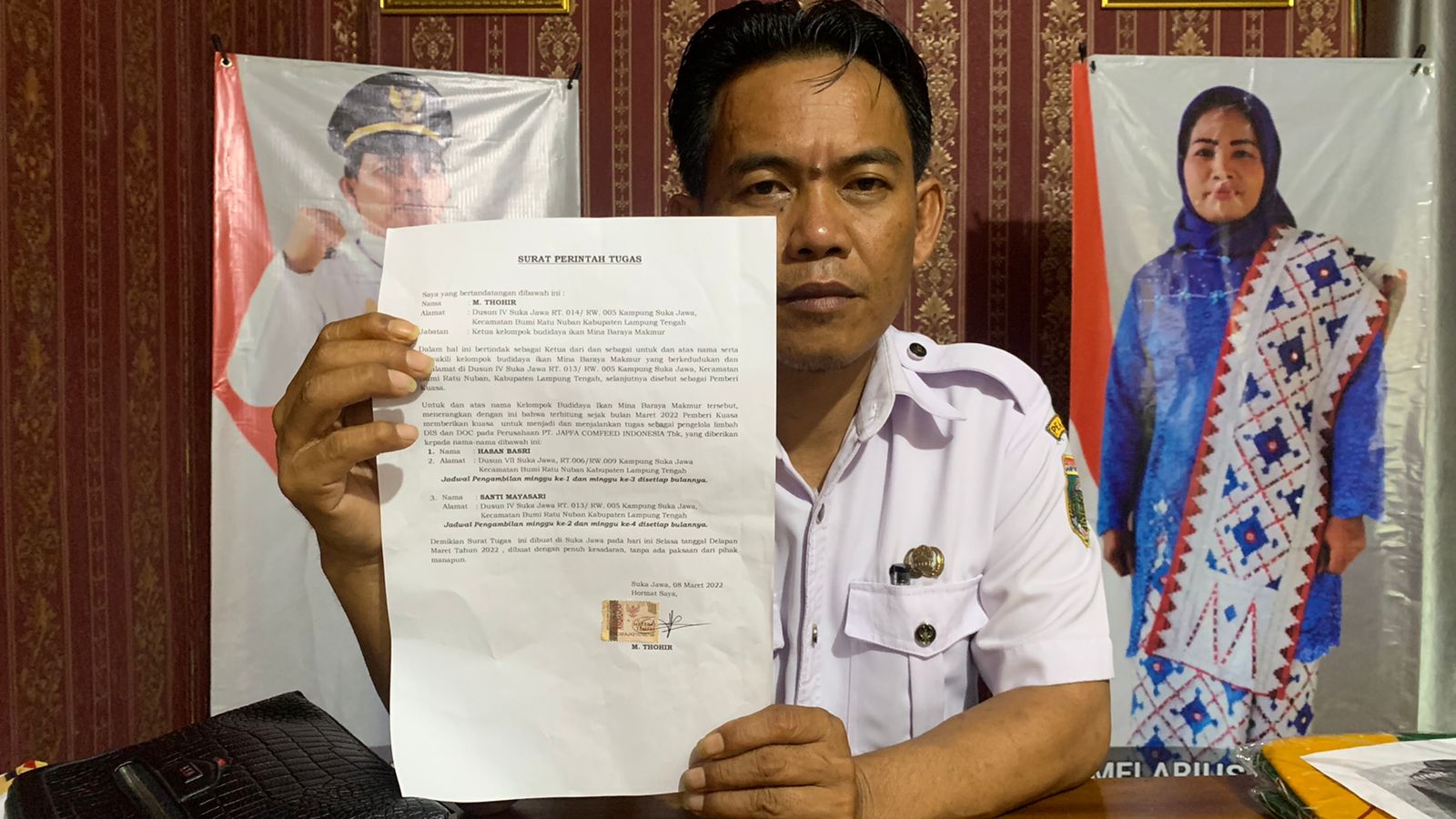 Polemik Aparatur Kampung Dengan Kelompok Budidaya Ikan di Suka Jawa, Ini Kata Kakam dan Camat Bumi Ratu Nuban