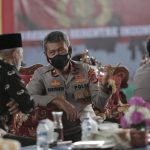 Wakapolda Lampung Tinjau Vaksinasi Serentak Indonesia di Pringsewu