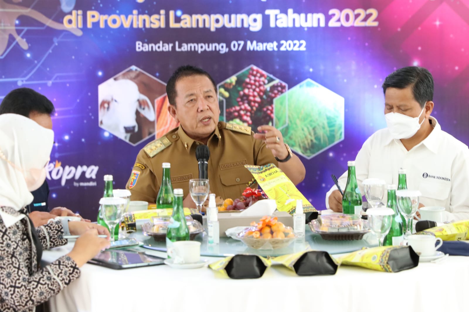 Bahas Penyaluran KUR, Gubernur Arinal Berdialog Interaktif Bersama Perbankan dan Pelaku Jasa Keuangan