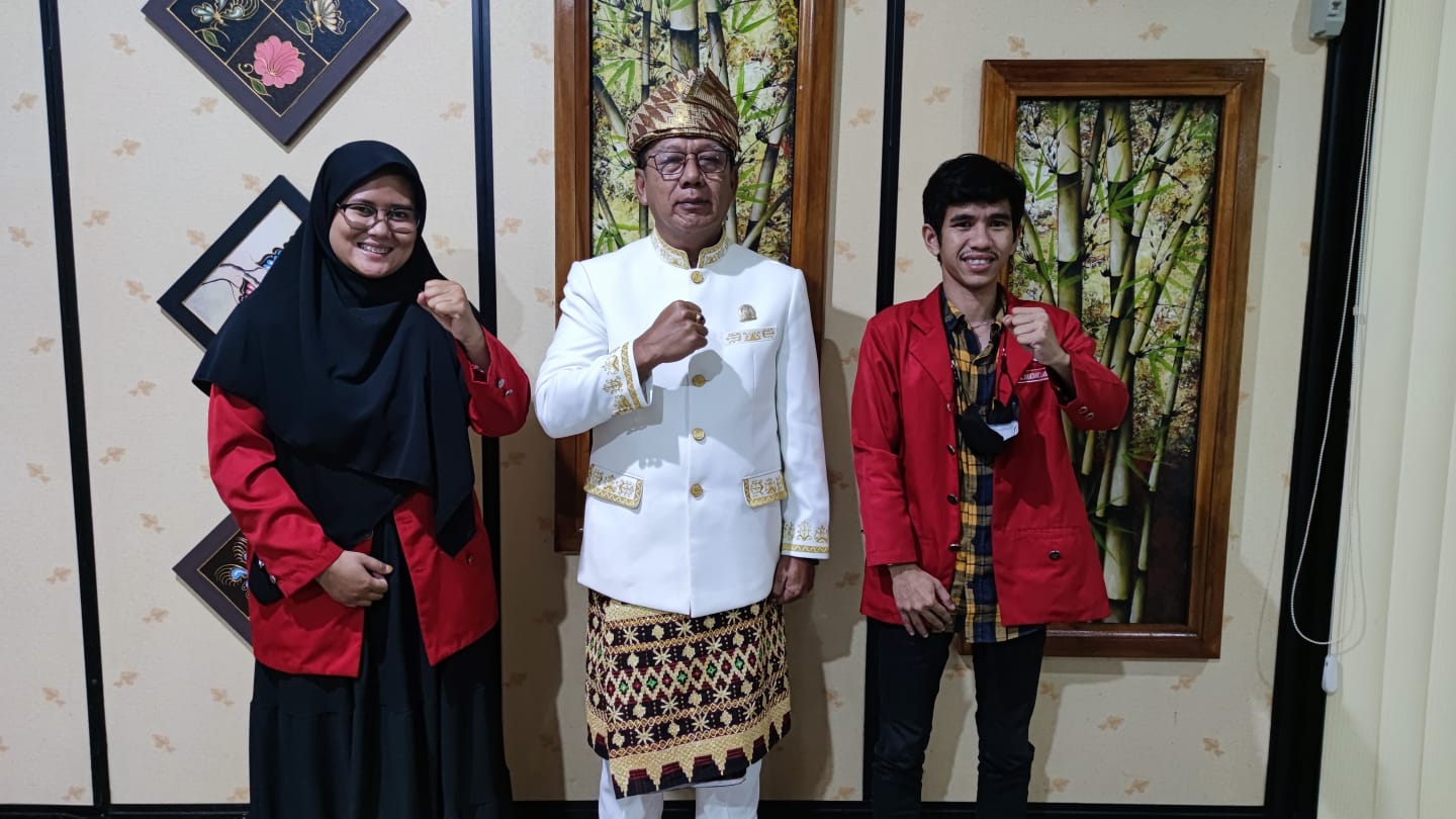 GMNI Sambangi Ketua DPRD Bandar Lampung