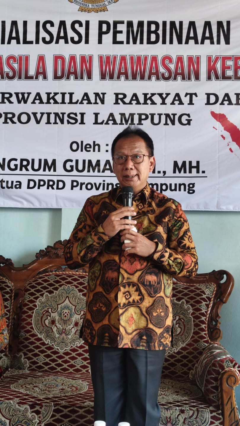 Gelar IPWK Di Bandar Agung, Mingrum Gumay : Selamat Atas Pencanangan Kampung Pancasila