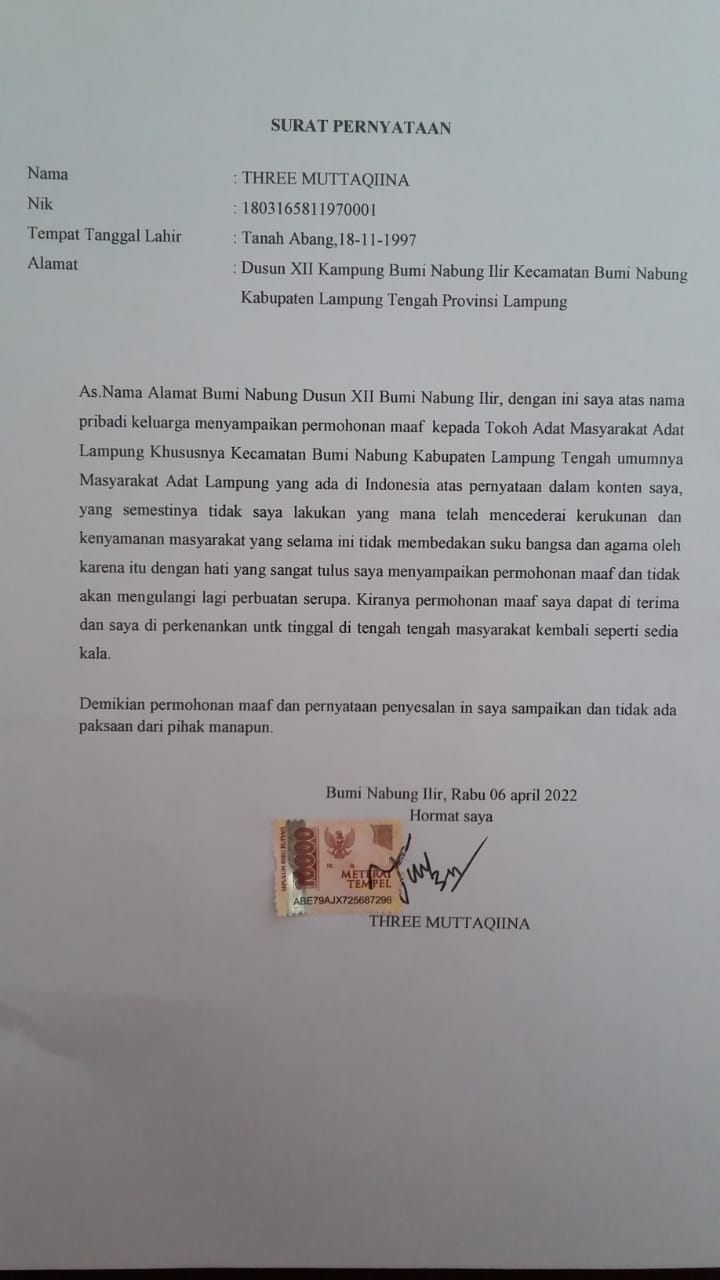 Membuat Resah di Media Sosial Karena Kontenya, Akhirnya Berikan Klarifikasi Permintaan Maaf