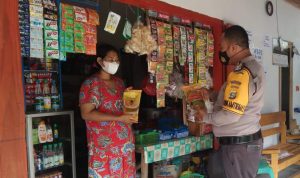Satgas Pangan Jajaran Polsek Rumbia Gencarkan Patroli Pasar