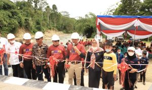 Hebat! Parosil Resmikan Bendungan Way Haru