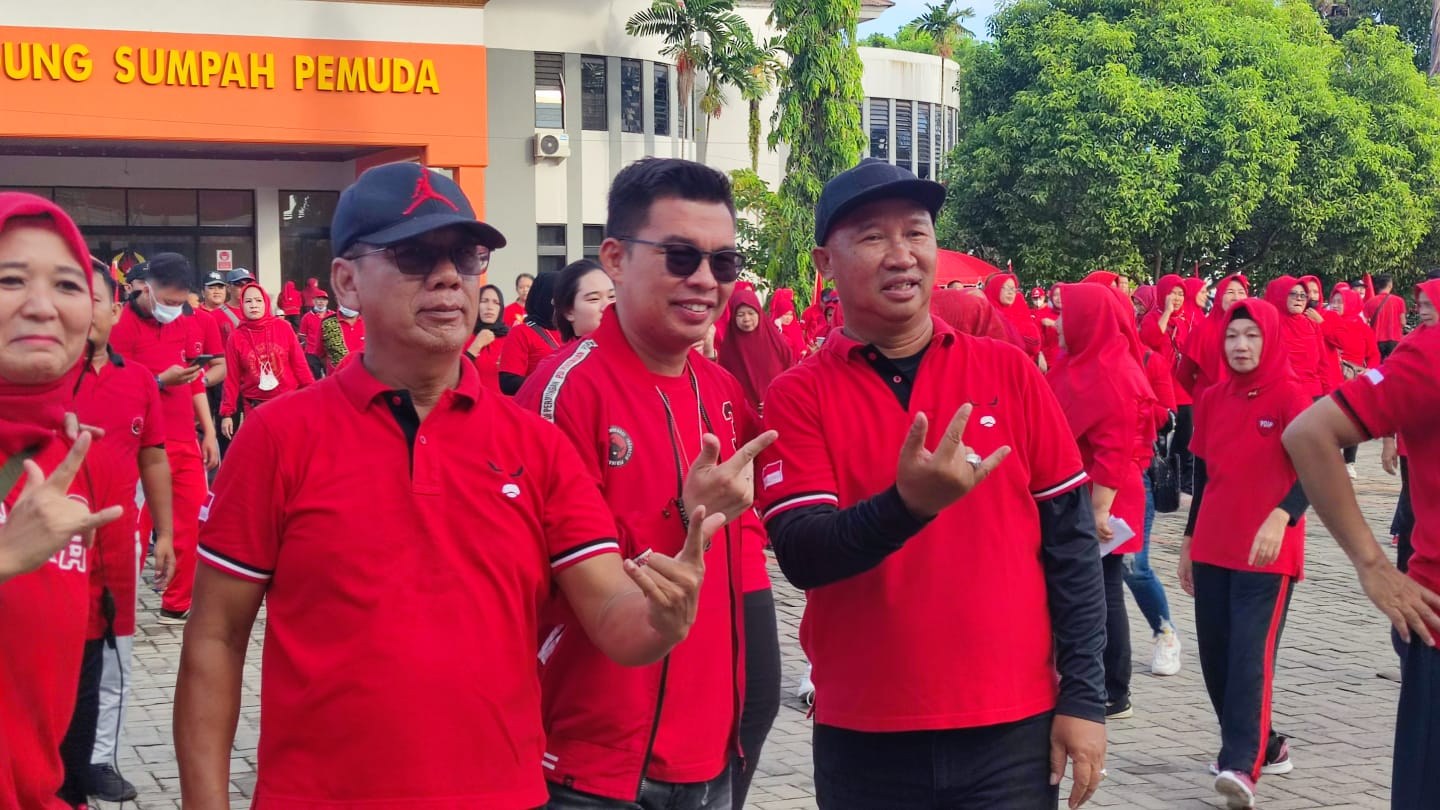 Ketua DPRD Lampung Hadiri Kegiatan Senam Indonesia Tanah Air