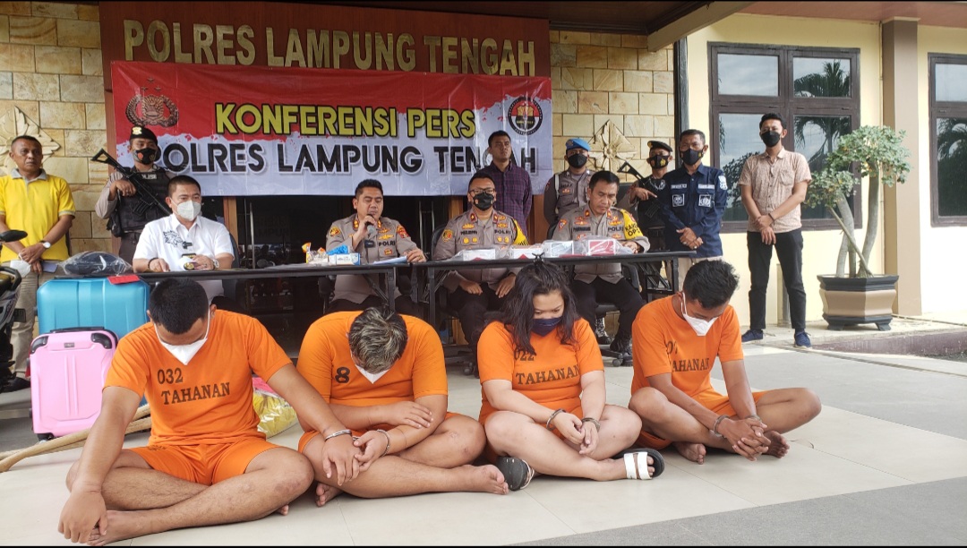Polres Lampung Tengah Berhasil Ungkap Pelaku Pembuangan Mayat Yang sempat Viral
