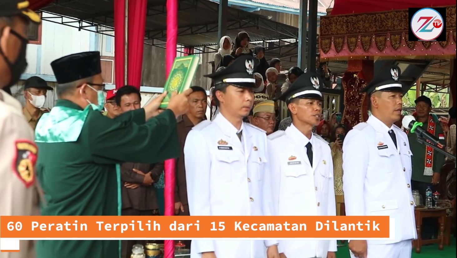 Bupati Lampung Barat Lantik 60 Kepala Peratin Terpilih