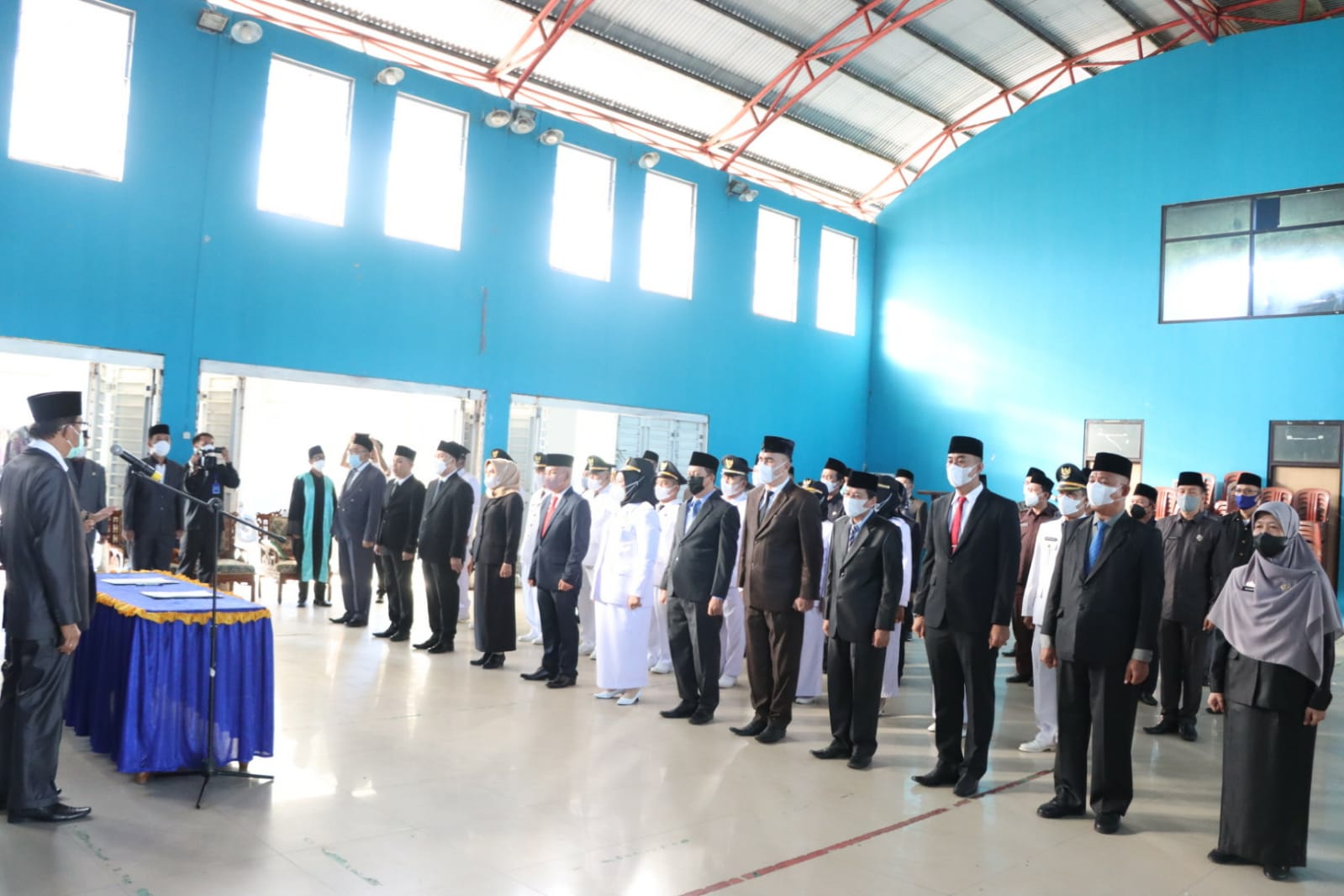 Bupati Pesisir Barat Lantik 51 Pejabat Pimpinan Tinggi Pratama Dan Pejabat Administrator