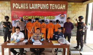 Polres Lampung Tengah Ungkap 9 tersangka pembunuhan