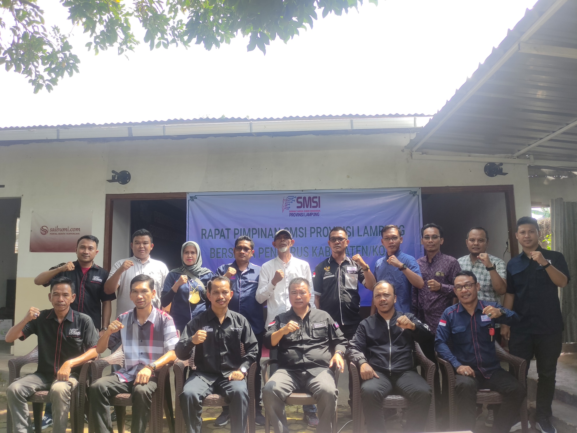 SMSI Lampung Gelar Rapimprov, Bahas Tiga Poin Penting