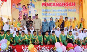 Bupati Lamteng Terus Gencarkan Program “BUNGA KAMPUNG”