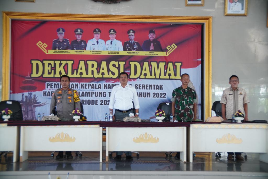 Bupati Musa Ahmad Ajak Calon Kakam Ciptakan Pilkakam Damai dan Sejuk