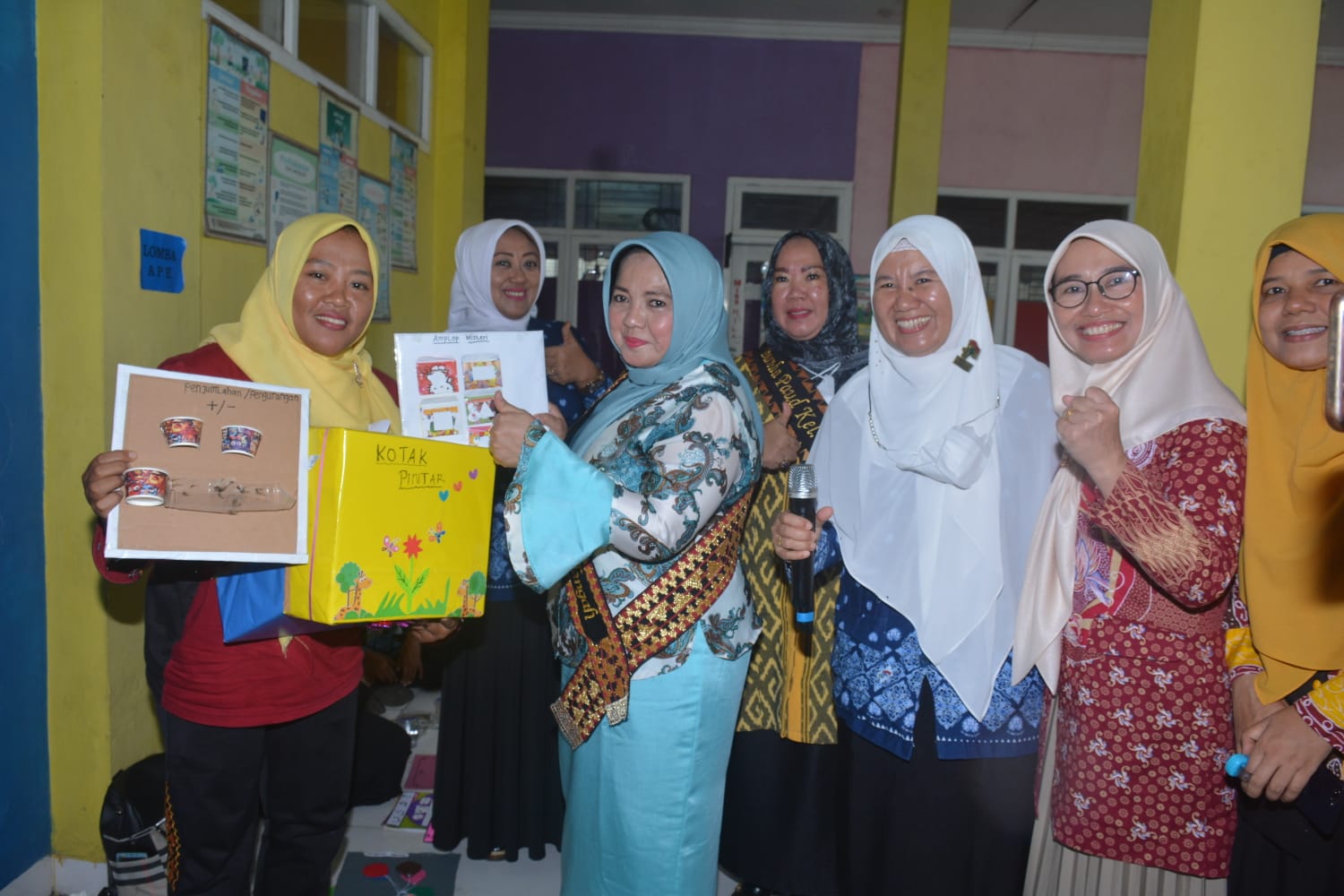 Bunda Paud Lamteng Buka Gebyar Paud Himpaudi Tingkat Kecamatan Gunung Sugih