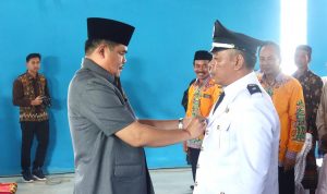Bupati Lamteng Lantik Kakam Banjar Rejo