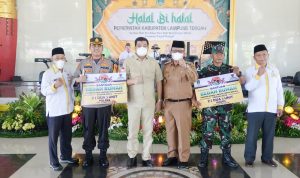 Pemkab Lamteng Laksanakan Halal Bihalal di Nuwo Balak