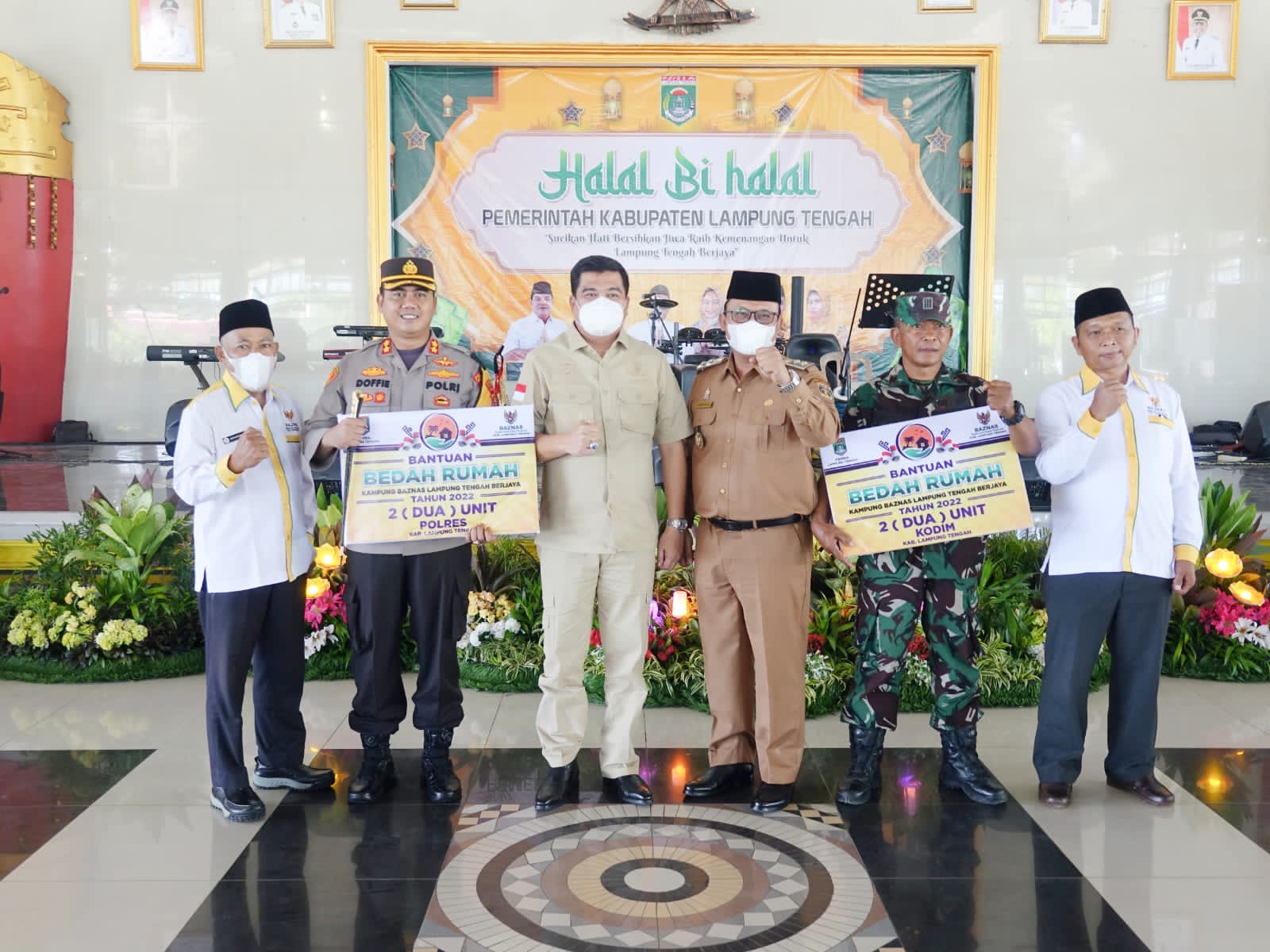 Pemkab Lamteng Laksanakan Halal Bihalal di Nuwo Balak