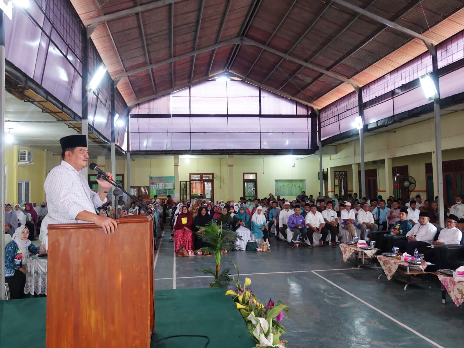 Bupati Musa Buka Bimbingan Manasik Haji Lamteng Tahun 2022