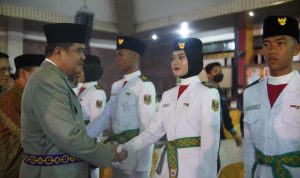 Bupati Musa Ahmad Paskibraka Lamteng Tahun 2022