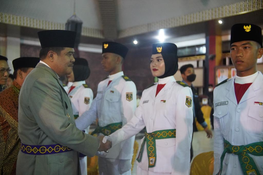 Bupati Musa Ahmad Paskibraka Lamteng Tahun 2022