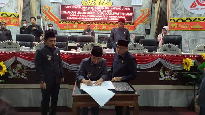 DPRD Lampura Gelar Rapat Pembahasan KUA PPAS Tahun Anggaran Tahun 2023
