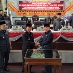 DPRD Lampung Utara Gelar Sidang Paripurna mengenai Pembahasan Nota Keuangan Atas Rancangan Perubahan APBD
