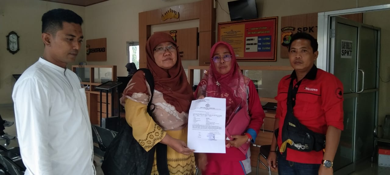 Owner Gerbang Sumatra88 dan Kepsek SMAN. 1 Abung Barat Resmi Laporkan Wartawan Abal-Abal Ke Polisi