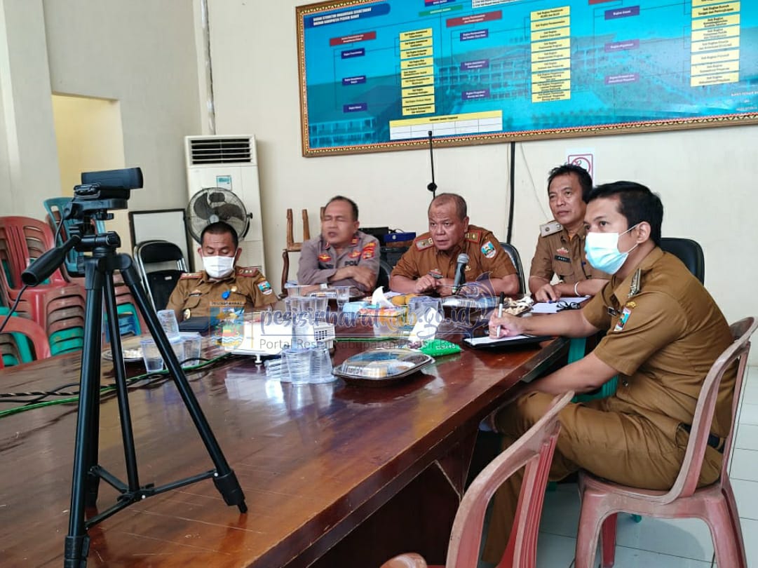 Pemkab Pesibar Ikuti Rakor Tim Pengendalian Inflasi Daerah