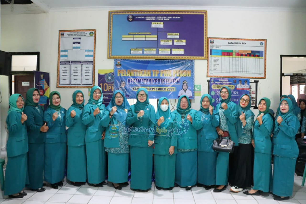 Lima Pengurus TP PKK Tingkat Pekon dilantik