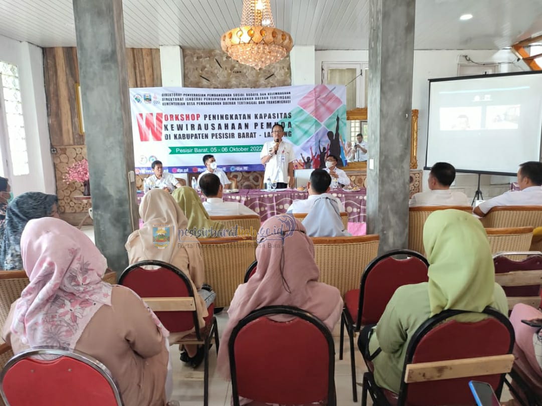Pemkab Pesibar Workshop Peningkatan Kapasitas Kewirausahaan Pemuda Kabupaten Pesisir Barat