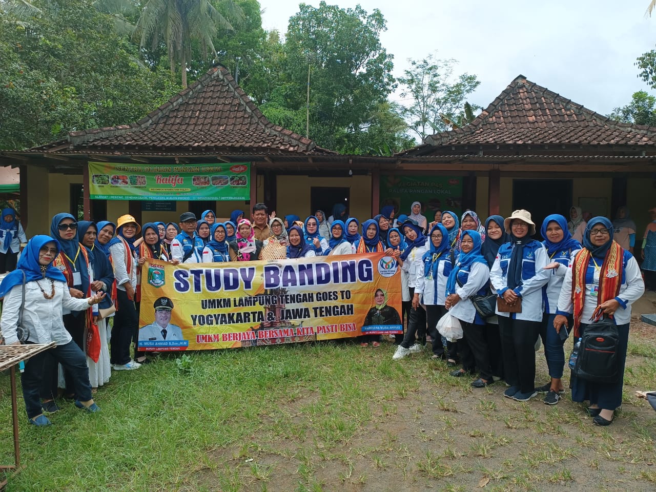 Bunda Mardiana Musa Ahmad Lepas Rombongan UMKM Study Banding ke Yogyakarta