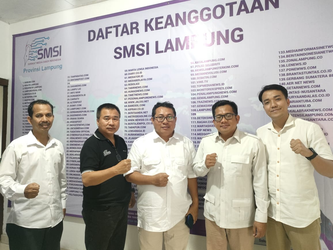 SMSI Jalin Kerjasama dengan Partai Gerindra Lampung