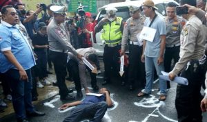 Fakta Rekontruksi dan CCTV Tewasnya Mahasiswa UI “Jatuh Kekanan Lebih Dulu dan Terlindas”