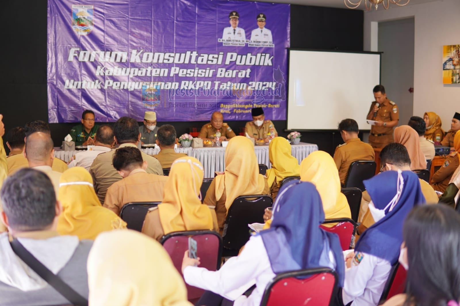 Penyusunan RKPD tahun 2024, Pemkab Pesibar Gelar Forum Konsultasi Publik