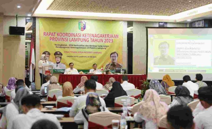 Rakor Ketenagakerjaan 2023, Gubernur Minta Ciptakan Tenaga Kerja Trampil dan Berdaya Saing