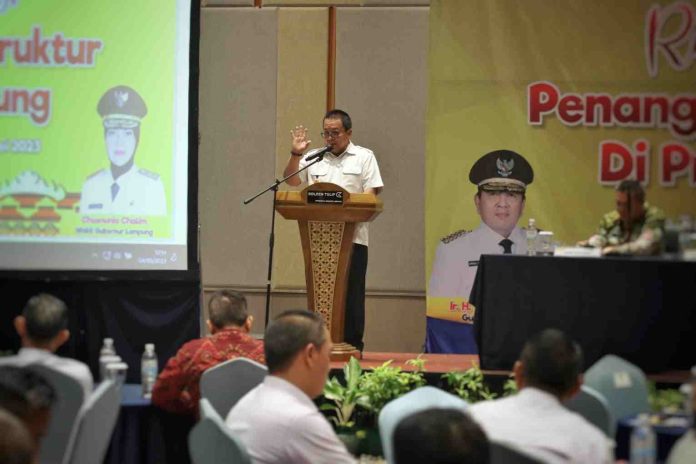 Gubernur Arinal Rakor Penanganan Jalan/Jembatan di Provinsi Lampung