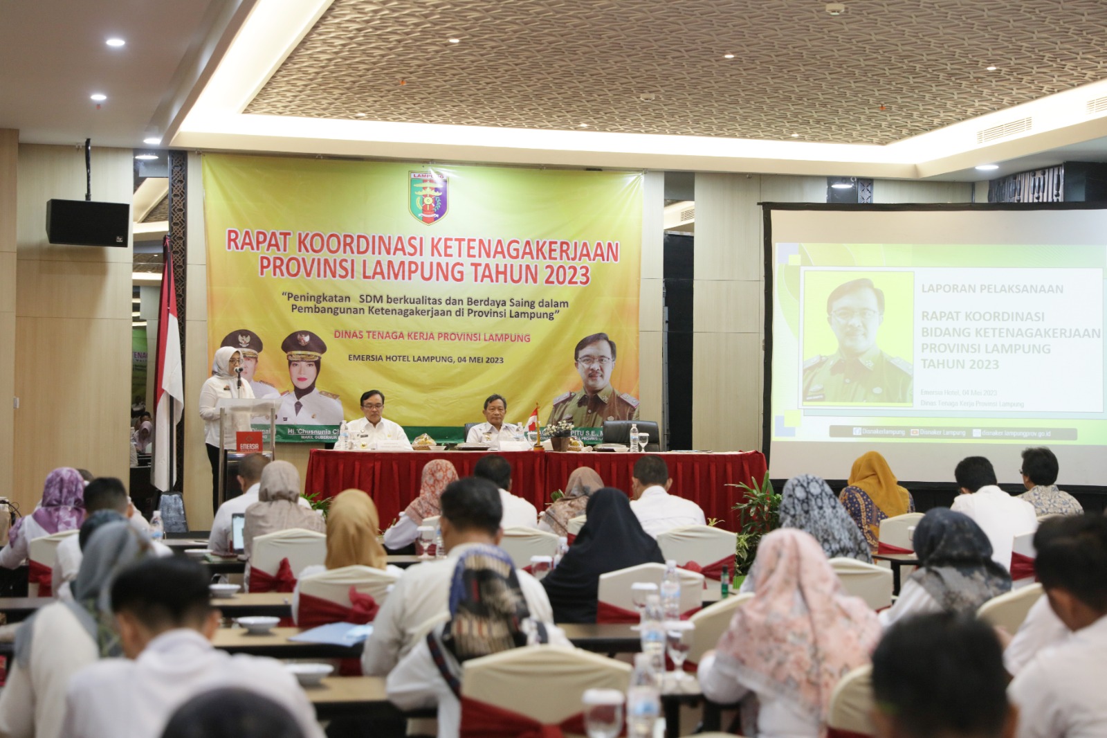 Rakor Ketenagakerjaan 2023, Gubernur Arinal Minta Ciptakan Tenaga Kerja Trampil dan Berdaya Saing demi Wujudkan Pertumbuhan Ekonomi yang Tinggi