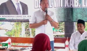 Jalan Kabupaten Dikeluhkan, Nover: Janji Perjuangkan Jadi Jalan Provinsi