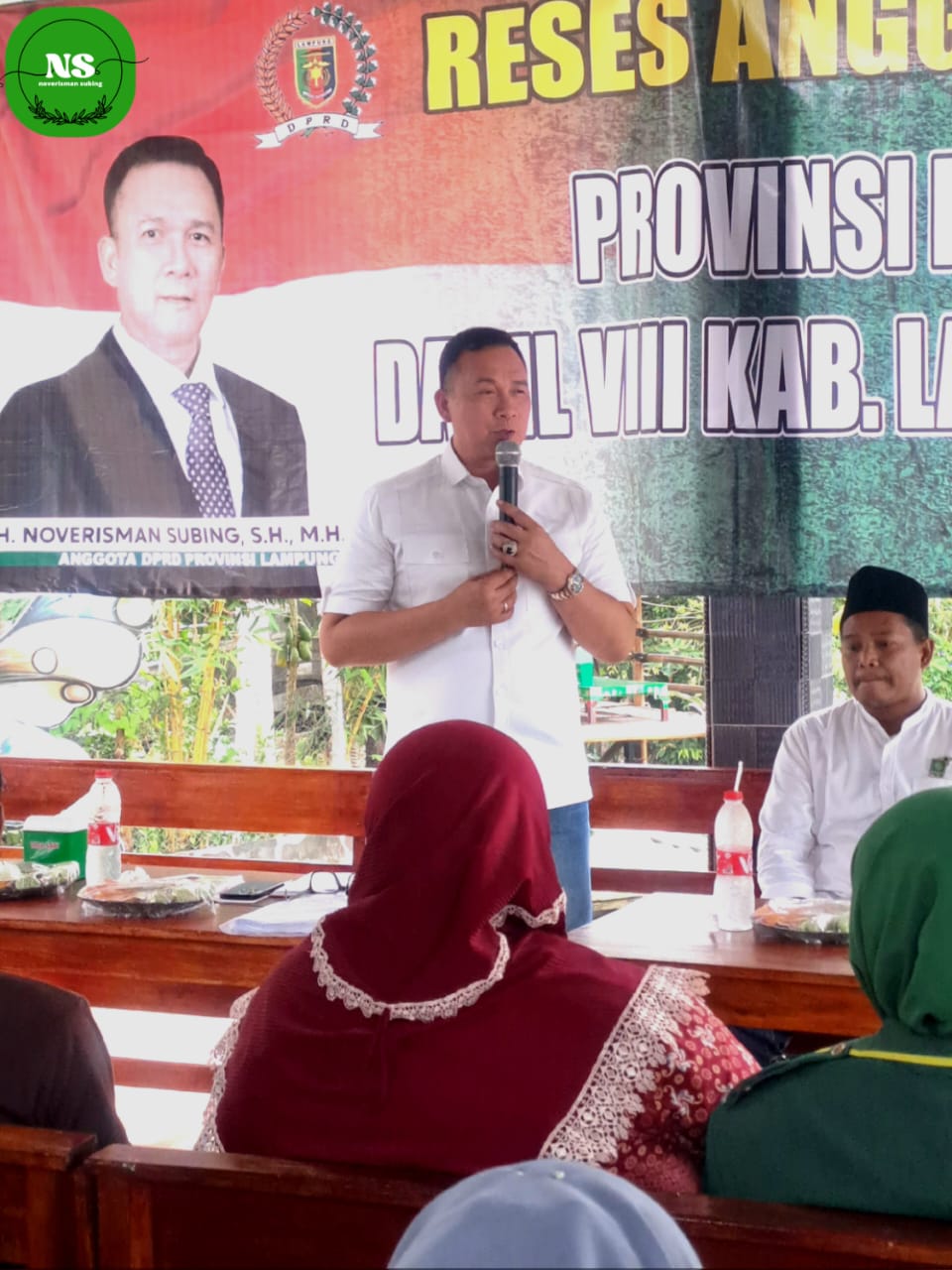Jalan Kabupaten Dikeluhkan, Nover: Janji Perjuangkan Jadi Jalan Provinsi