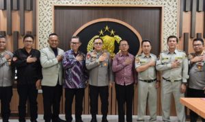 Mingrum Gumay Dampingi PD KBPP Polri Audiensi Bersama Kapolda Lampung