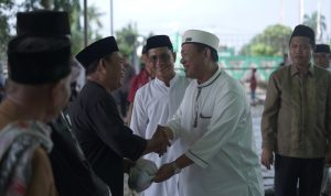 Pemkab Tulang Bawang Gelar Sholat Idul Adha di Halaman Masjid Agung Baiturachman Menggala