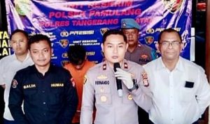 Dua Geng Motor Tawuran Satu Korban Luka Bacok, Polsek Pamulang Tangkap Dua Pelaku