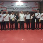 Sekretaris Daerah Kabupaten Tulang Bawang Bapak Ir Anthoni MM instruksikan anggota BPK Yang dilantik agar bersinergi Menciptakan Keamanan Dan Ketertiban Dalam Masyarakat