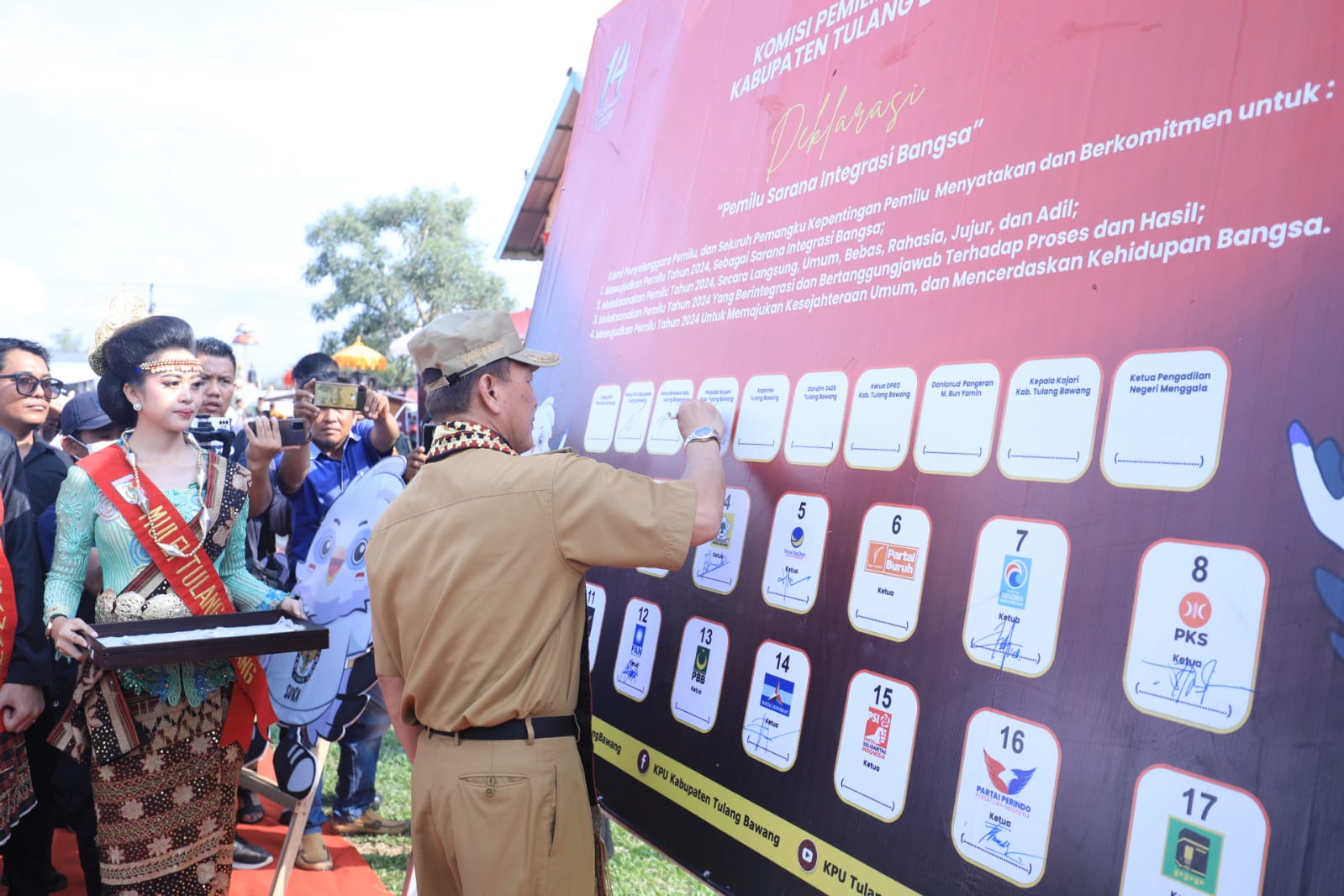 Qudrotul Ikhwan MM Ingatkan Masyarakat Tuba Untuk Pergunakan Hak Pilih Dengan sebaik baiknya