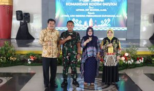 Pisah Sambut Dandim 0411/KM Dari Letkol INF Sihono, Amd. Kepada Letkol Arh Rendra Febrandari Suparman, S.I.P.