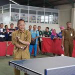 Buka Turnamen Tenis Meja Tulang Bawang 2023, Pj Bupati Tulang Bawang Ingatkan Kepada Seluruh Peserta Menjunjung Tinggi Sportivitas