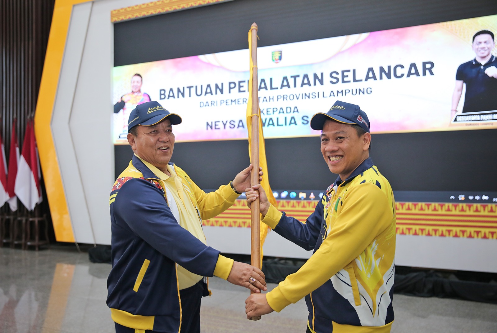 Gubernur Arinal Lepas Kontingen Pekan Olahraga Pelajar Nasional XVI Provinsi Lampung Ikuti Popnas di Sumatera Selatan