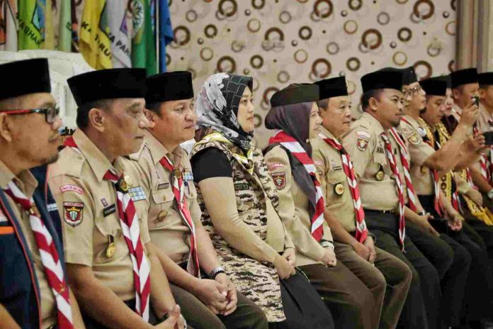 Wagub Chusnunia Lepas Kontingen Pramuka Lampung Ikuti Raimuna Nasional XII di Cibubur