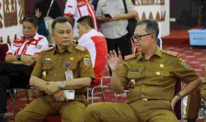 Menyambut HUT RI ke-78, Pemprov Lampung dan PMI Gelar Kegiatan Siger Donor Darah